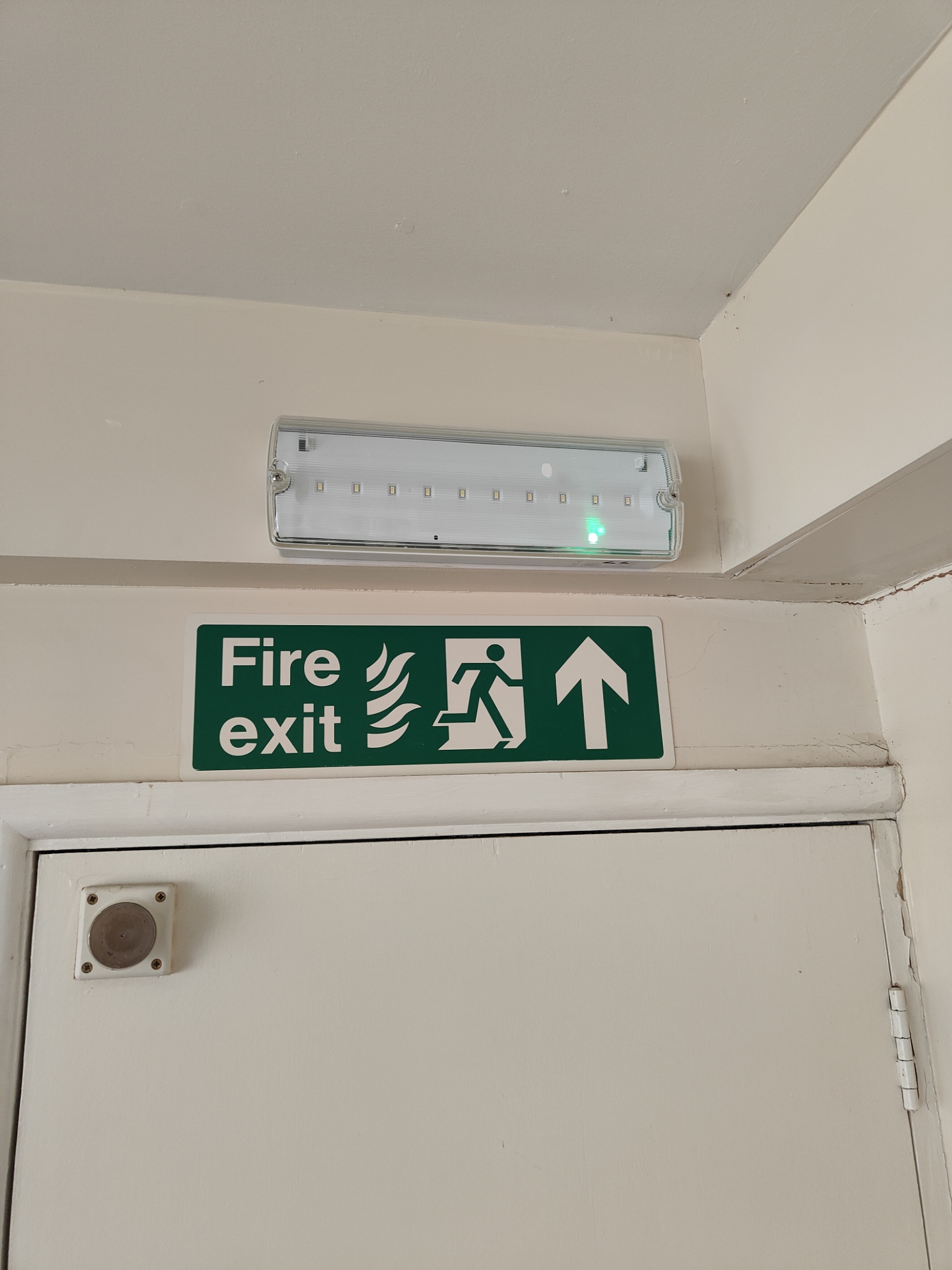 Fire exit sign and fire exit light